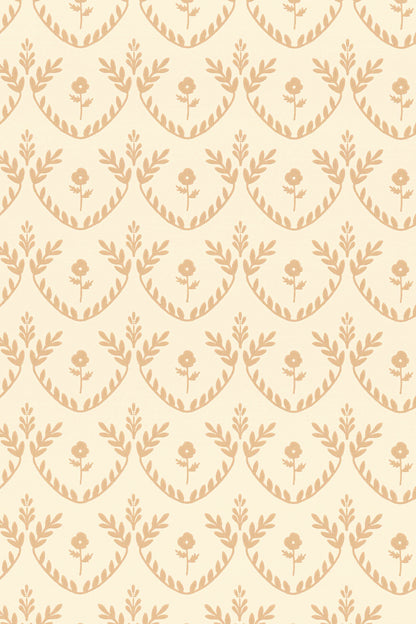 Bellini Wallpaper - Honey Gold Cream
