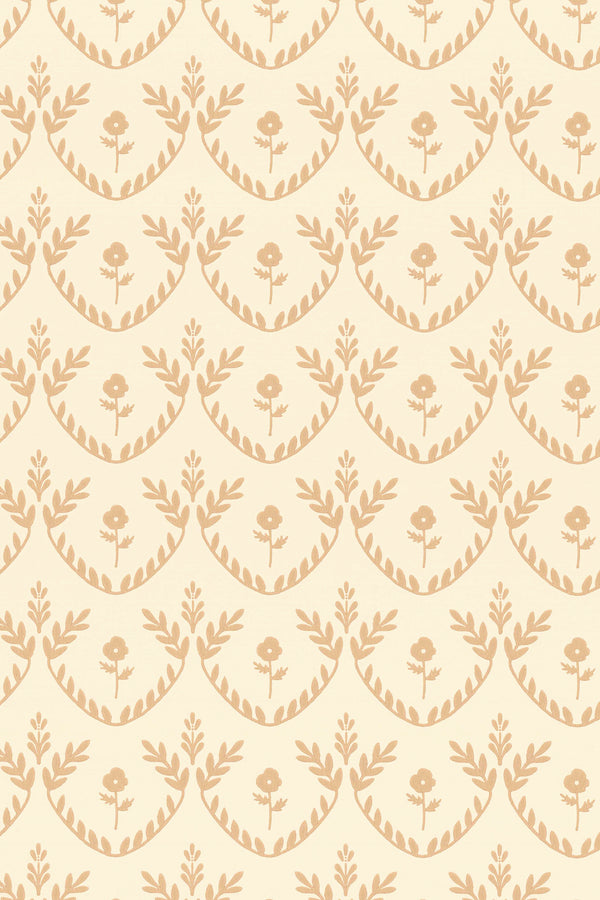 Sample - Bellini Wallpaper - Honey Gold Cream