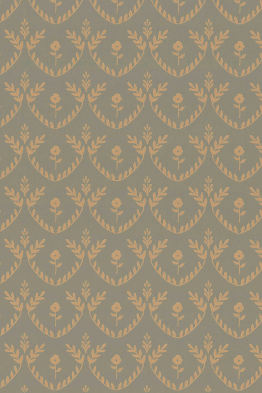 Bellini Wallpaper - Royal Forest Green