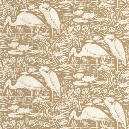 Euphrate – Heron Vinyl Wallpaper – Beige