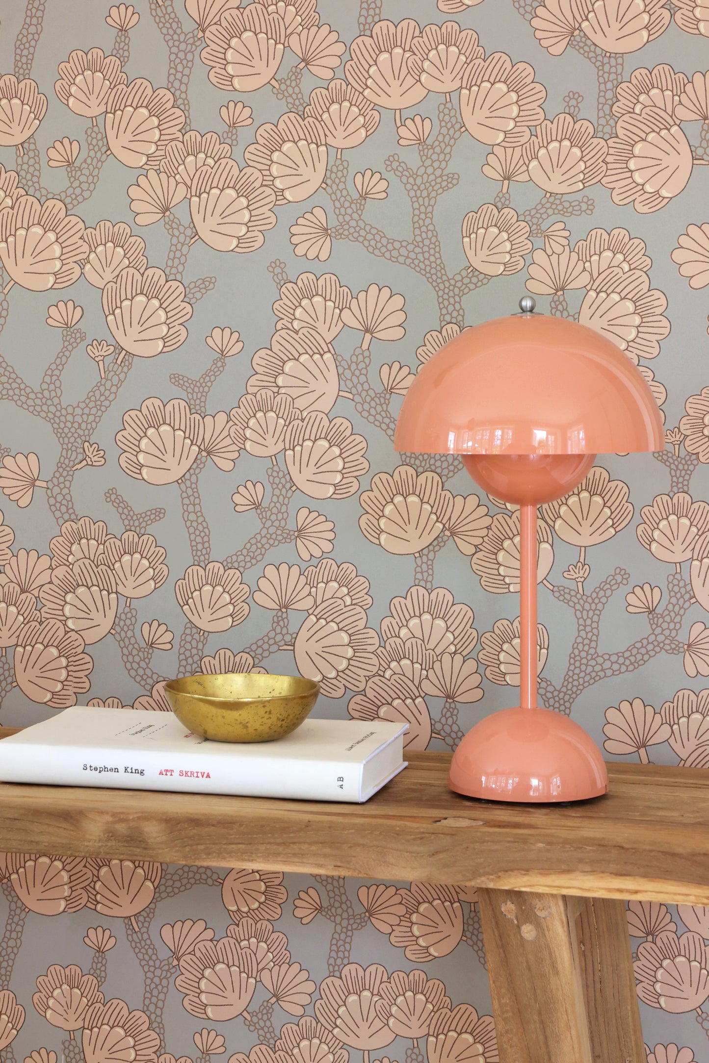 Beachy Breeze Wallpaper - Bay Tree Green