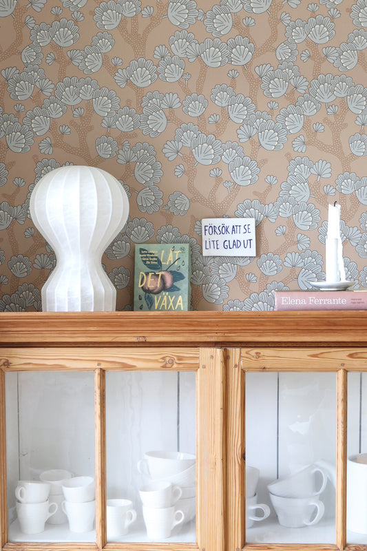 Beachy Breeze Wallpaper - Milky Coconut Brown