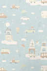 Above the Clouds Wallpaper - Soft Blue