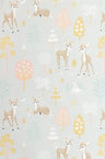 Golden Woods Wallpaper - Light Grey