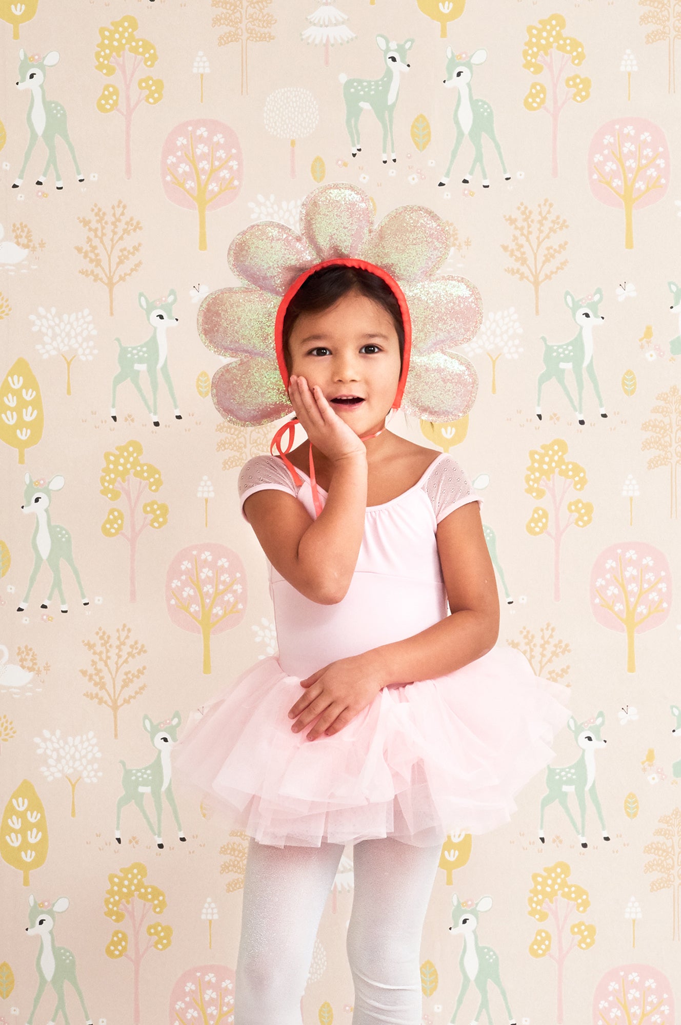 Golden Woods Wallpaper - Sweet Pink