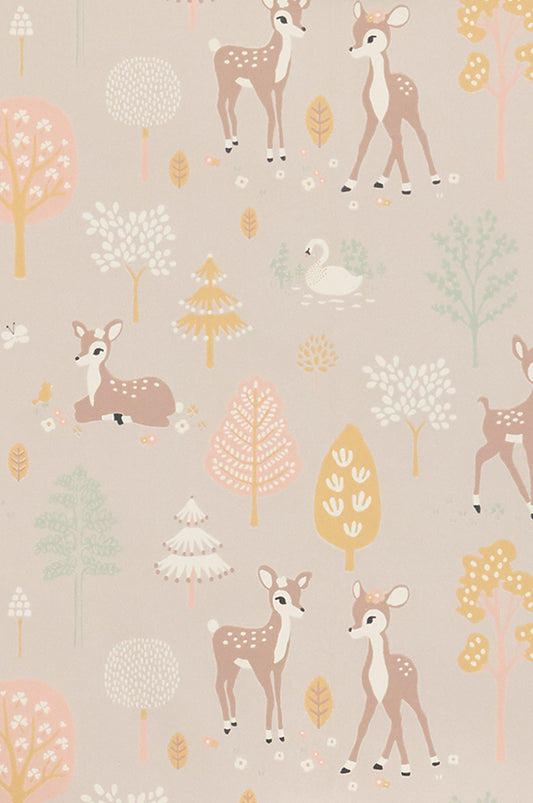 Golden Woods Wallpaper - Dusty Lilac