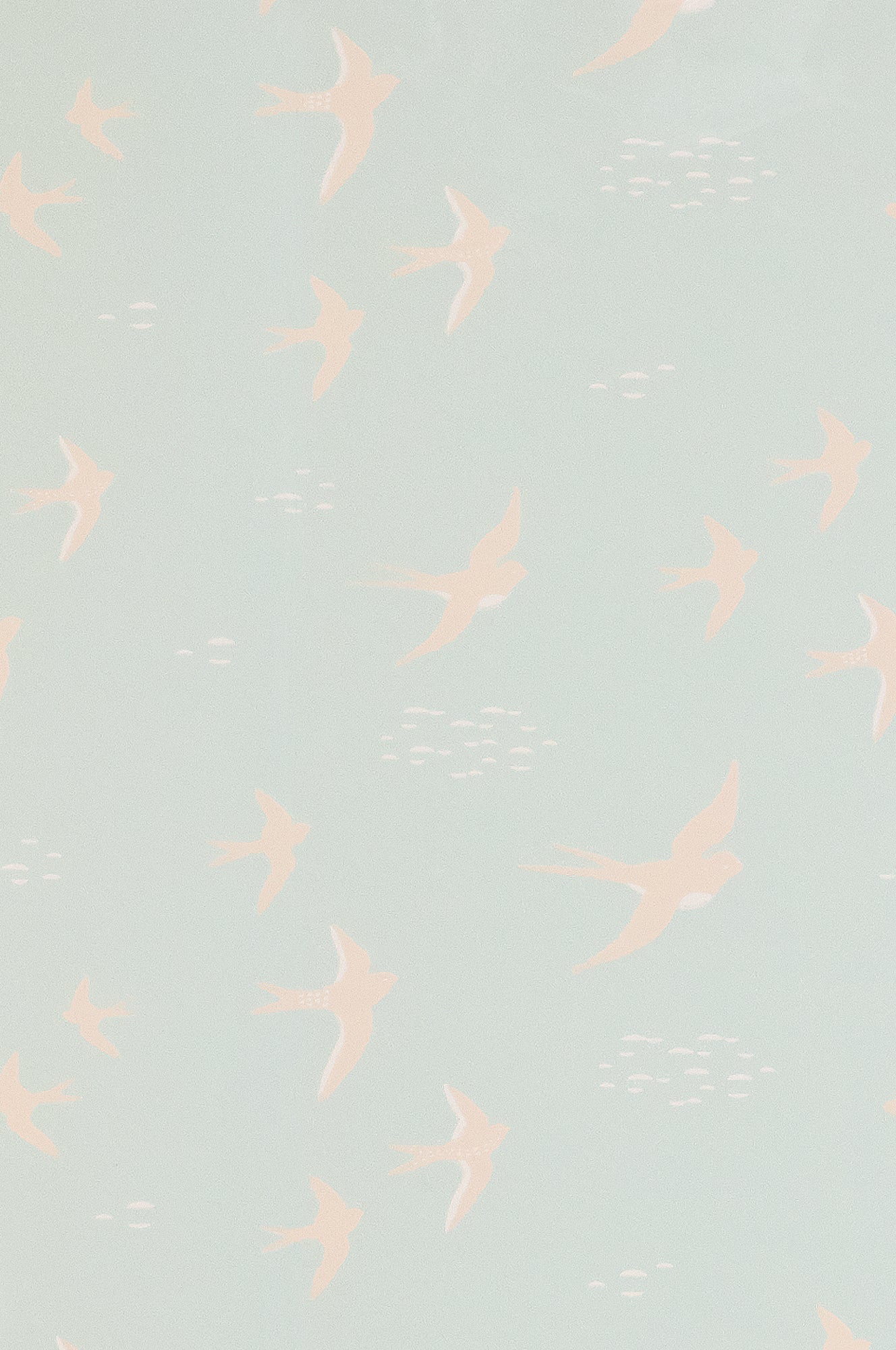 Follow The Wind Wallpaper - Dusty Turquoise