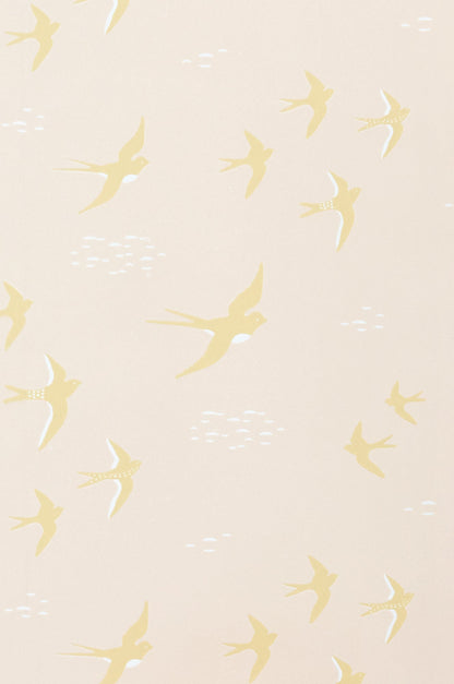 Follow The Wind Wallpaper - Pale Pink