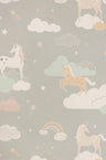 Rainbow Treasures Wallpaper - Mud Grey