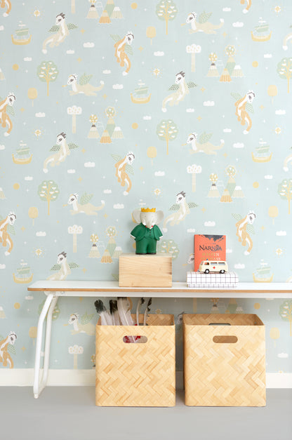 Magical Adventure Wallpaper - Dusty Blue