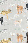 Panther Wallpaper - Grey