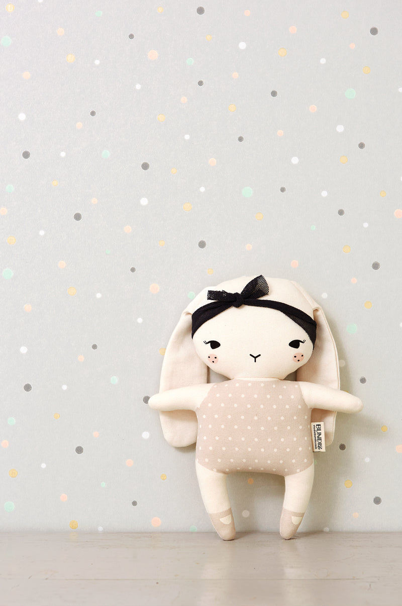 Stardust Wallpaper - Soft Grey