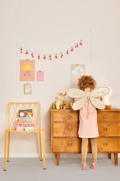Stardust Wallpaper - Pastel Pink