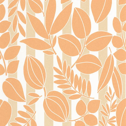 Ramatuelle Wallpaper - Apricot + Sable