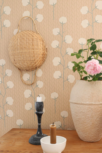 Sweet Cotton Wallpaper - Desert Rose