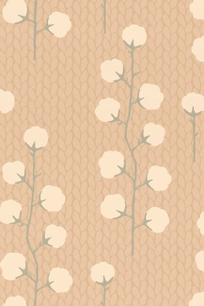 Sweet Cotton Wallpaper - Desert Rose
