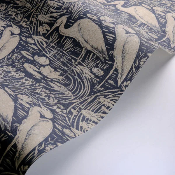 Euphrate Heron wallpaper sample - Ink