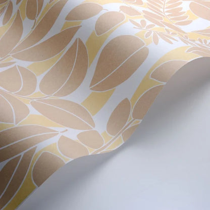 Ramatuelle Wallpaper - Sable + Jaune Citronnade