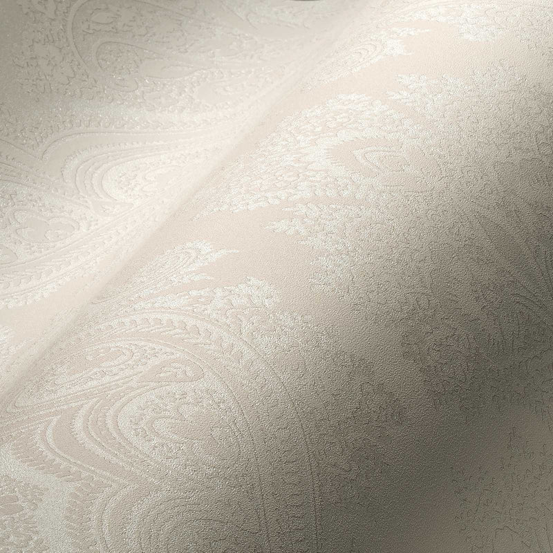 Damask Wallpaper - Light Pink