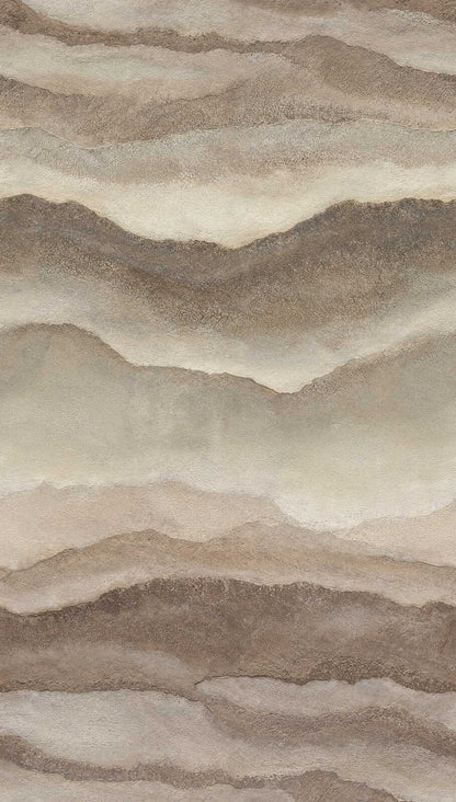 The Wall 4 - Hybrid Wallpaper Mural - Abstract Mountains