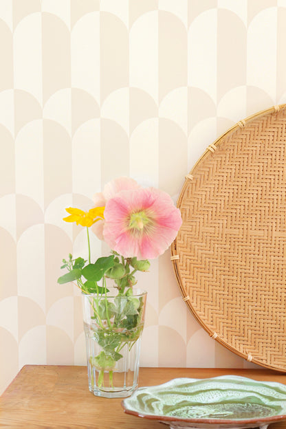Whipped Cream Wallpaper - Buttermilk Beige