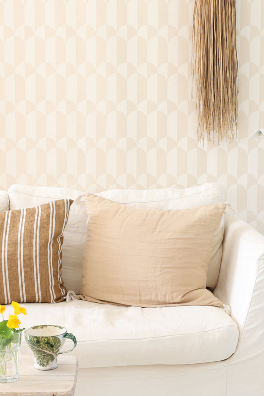 Whipped Cream Wallpaper - Buttermilk Beige