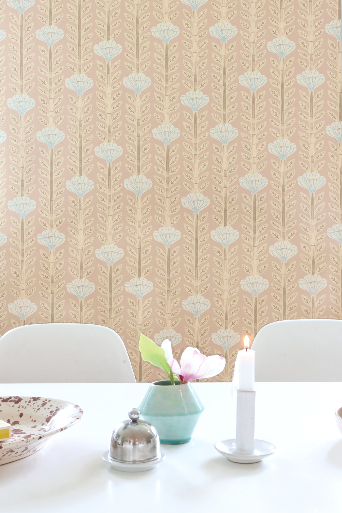 Caipirinha Wallpaper - Coral Blush