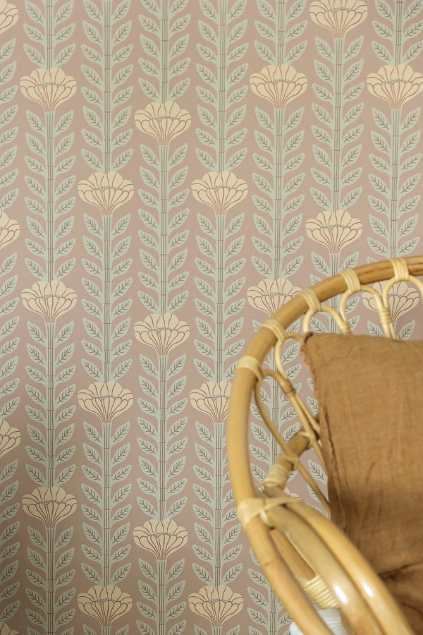 Sample - Caipirinha Wallpaper - Misty Taupe Brown