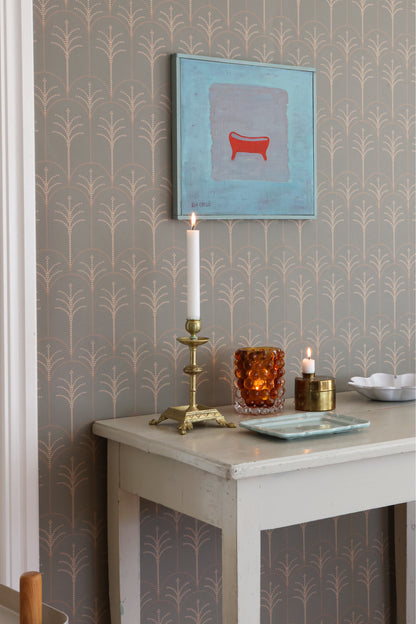 Lolo Mizzle Wallpaper - Bay Tree Green
