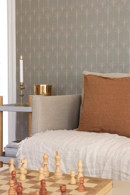 Lolo Mizzle Wallpaper - Bay Tree Green