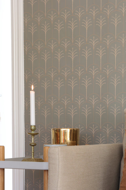 Lolo Mizzle Wallpaper - Bay Tree Green