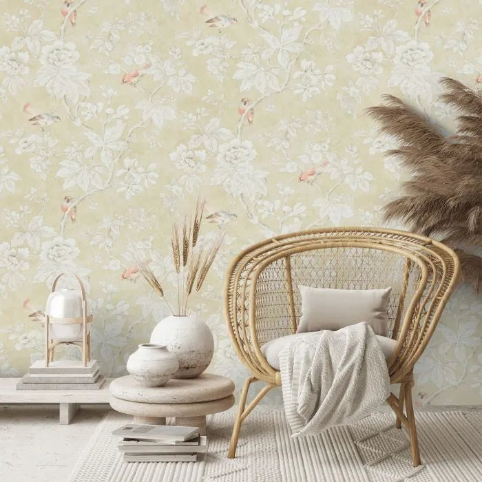 Chiswick Grove Wallpaper - Gold