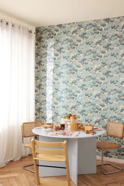 Ete Summer- Tree Tops Wallpaper - Blue