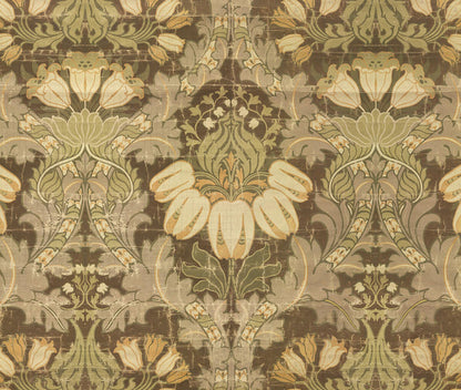 Luther Vintage Floral – Foil Gold Wallpaper