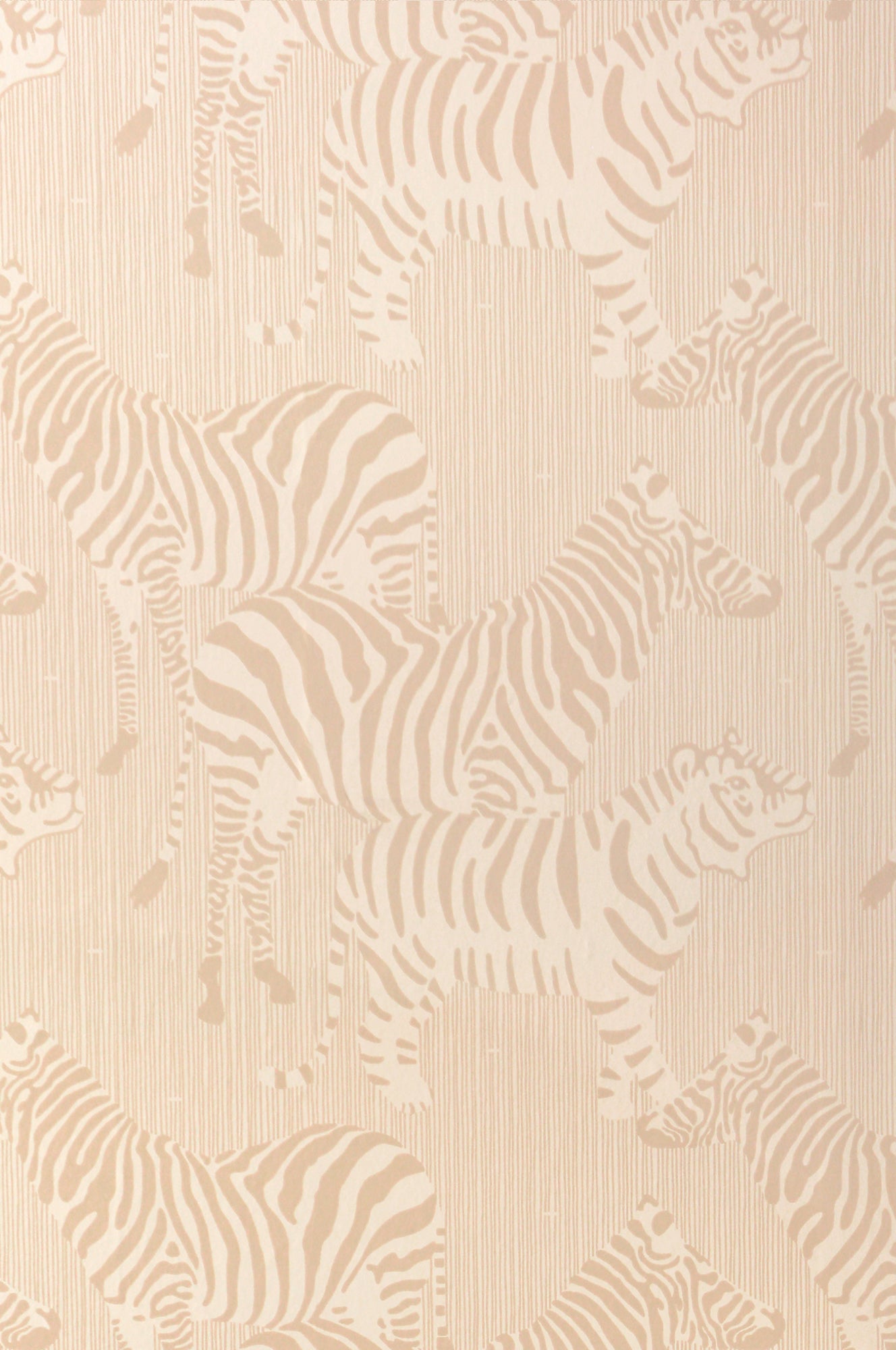 Safari Wallpaper - Dusty Beige