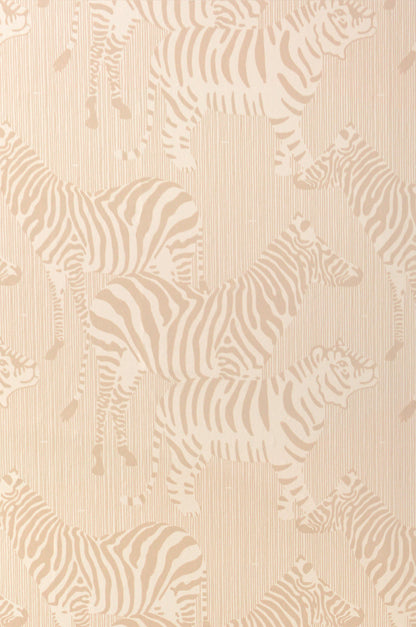 Safari Wallpaper - Dusty Beige
