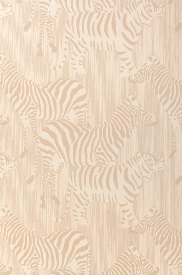 Sample - Safari Wallpaper - Dusty Beige