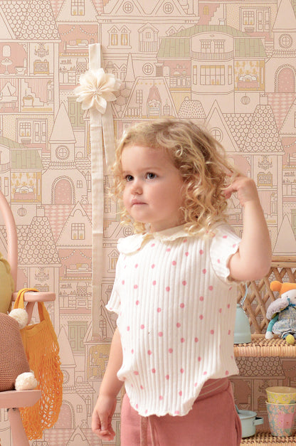 Dollhouse Wallpaper - Sunny Pink