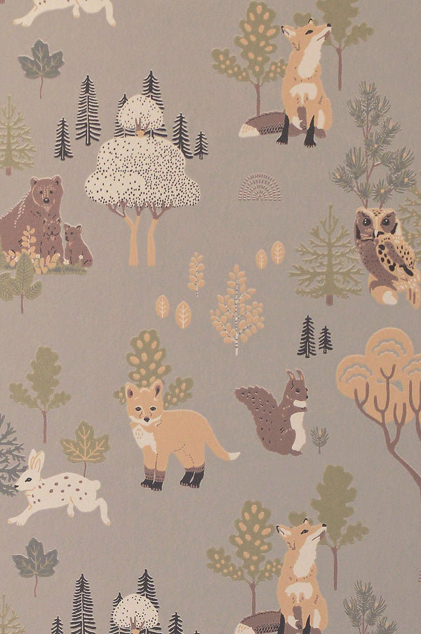 Sample - Deep Forest Wallpaper - Mystic Grey