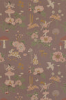 Old Garden Wallpaper - Plum
