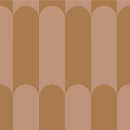 Design NO. 1 Wallpaper - Discontinuing - Burnt Orange - LAST 2 ROLLS