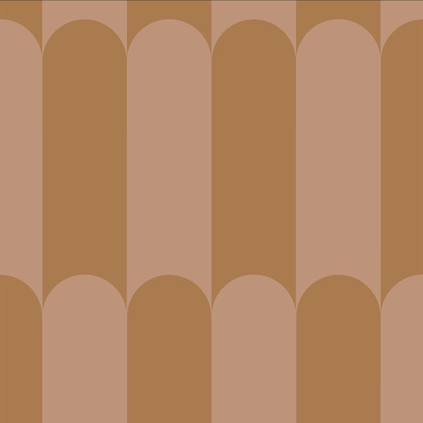 Sample - Design NO. 1 Wallpaper - Discontinuing - Burnt Orange