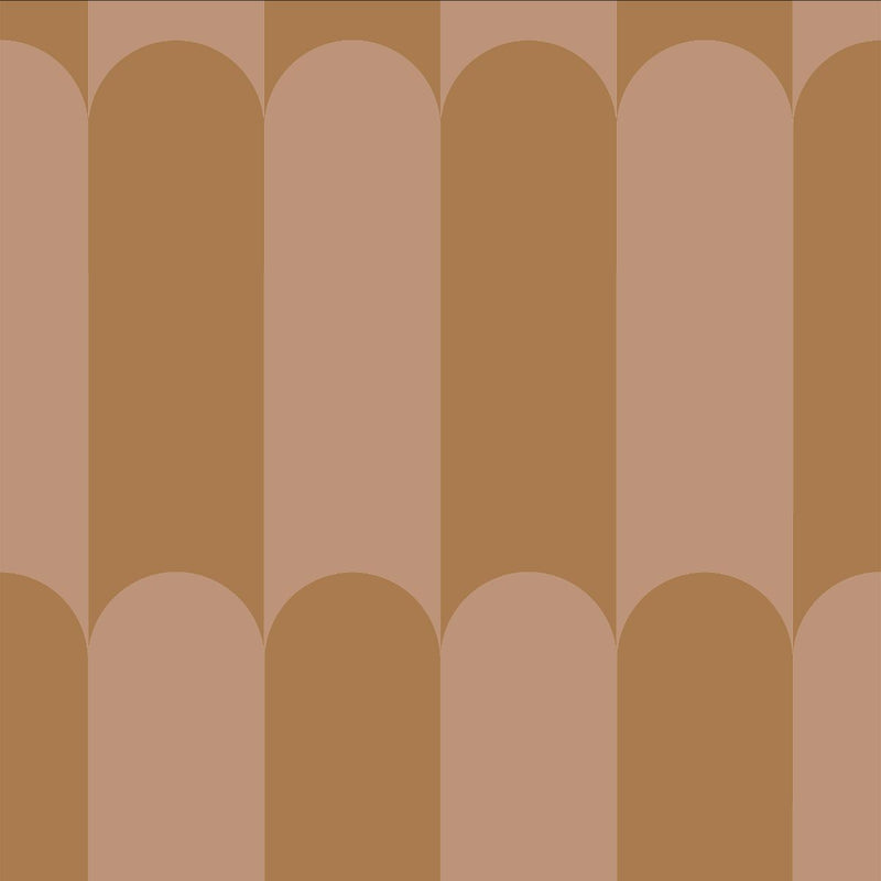 Sample - Design NO. 1 Wallpaper - Discontinuing - Burnt Orange