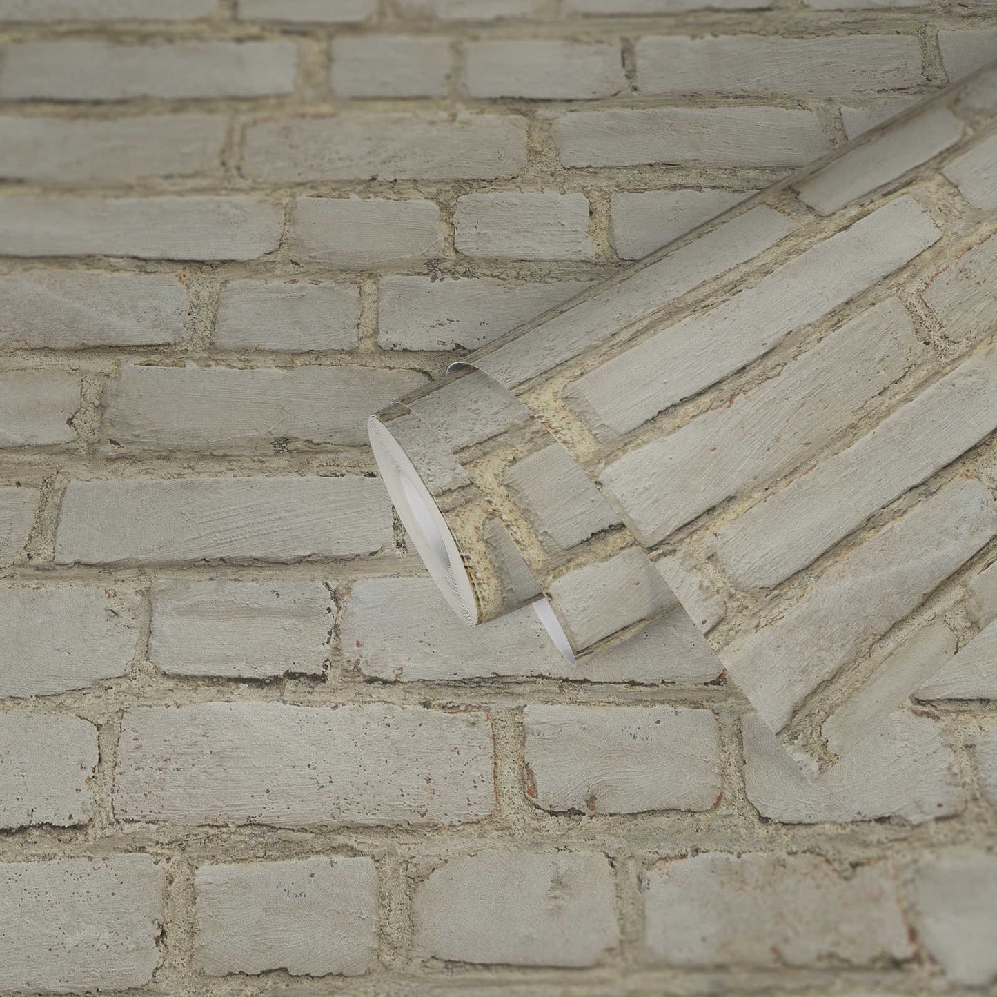 Vintage House Brick Wallpaper - Stone