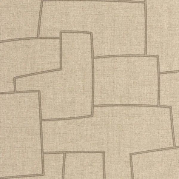 Sample – Inca Textured Wallpaper – Beige Lin