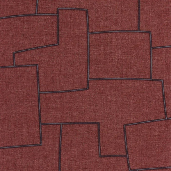Sample – Inca Textured Wallpaper – Amarena