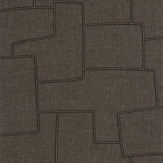 Inca Textured Wallpaper – Noir Fusain