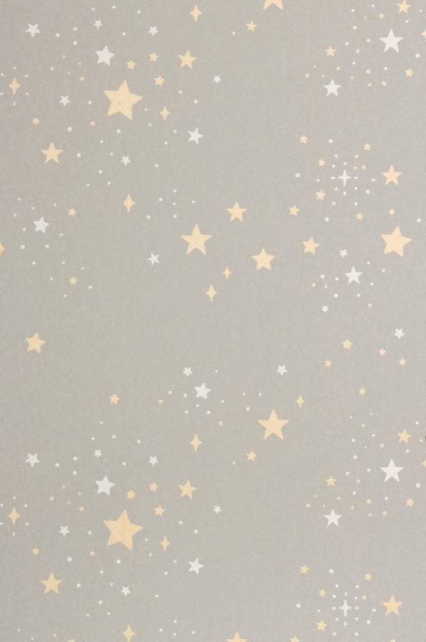 Sample - Twinkle Wallpaper - Mud Grey