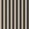 Elizabeth Stripes Wallpaper - Noir Fusain