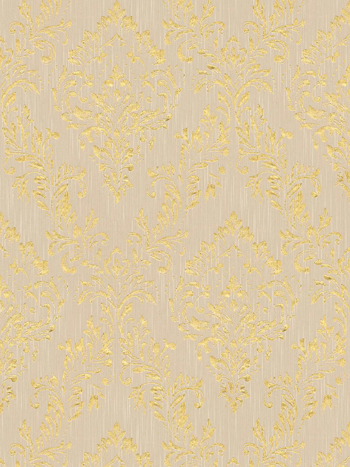 Sample - Architects Paper - Metallic Silk - Beige/Gold
